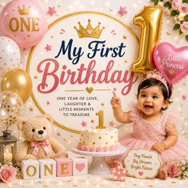 MY FIRST BIRTHDAY