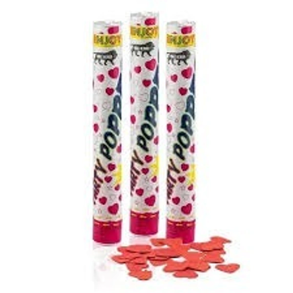 HEARTS PARTY POPPER(30 CM)