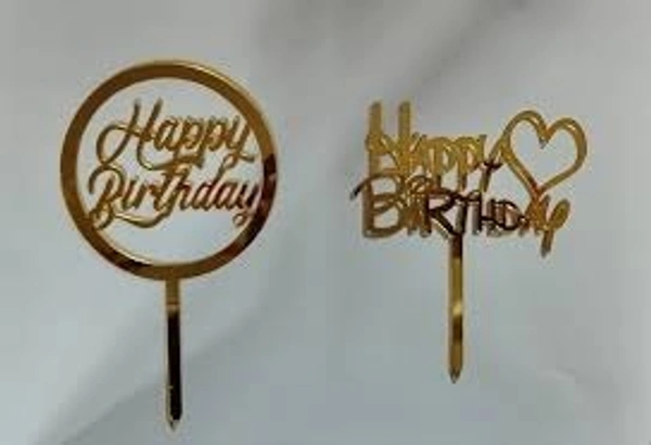 5 INCH ACRAYLIC TOPPERS