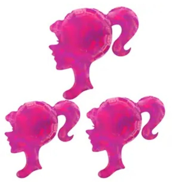 Barbie Face Foil Balloon