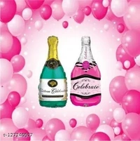 Celebration Pink Bottle Foil Balloon 32 Inch