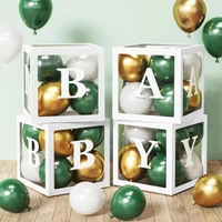 KIWI PARTY green Baby Balloon Box Set for Baby Shower, Gender Reveal & First Birthday