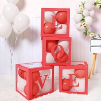 KIWI PARTY Love Balloon Box Set for Baby Shower, Gender Reveal & First Birthday