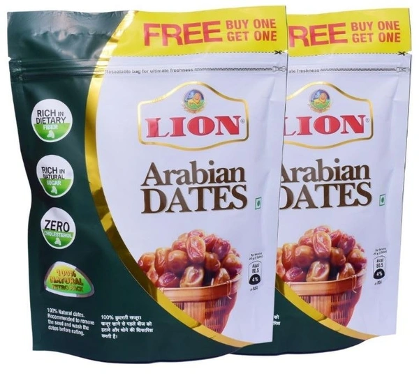 LION KHAJOOR 500gm + 500gm Free