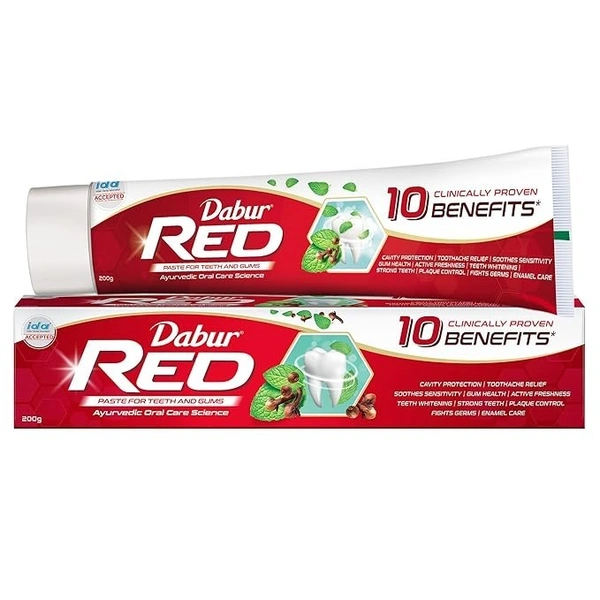 DABUR RED PESTE TEETH AND GUMS 100GM