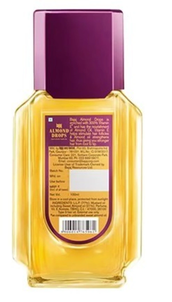 BAJAJ ALMOND DROPS HAIR OIL 90ML