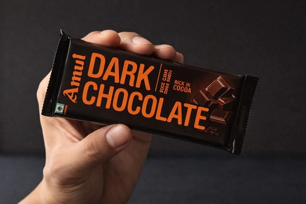 AMUL DARK CHOCOLATE COCOA BEANS 150G