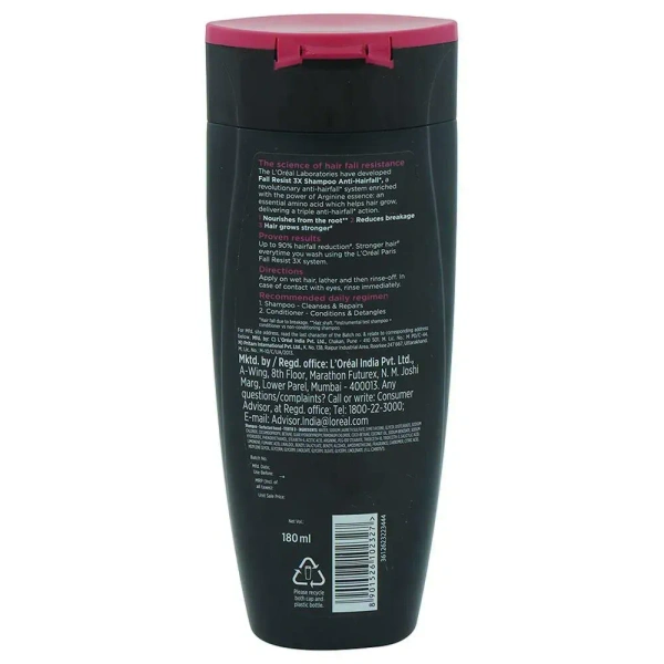 L OREAL SHAMPOO 180ML