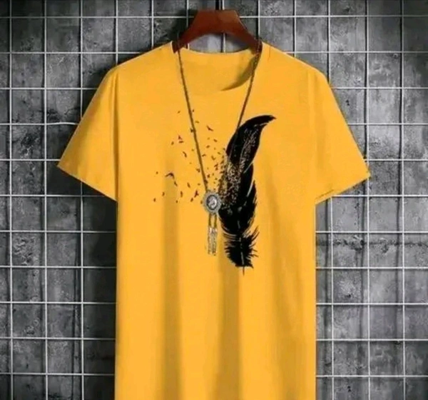 5D DESIGNER TRENDY T-SHIRT ROUND NECK - Nutmeg Wood Finish, M