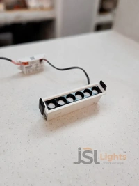 APRA AP020 12W White Linear Recessed COB Spotlight - 12W, 4000K