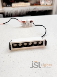 APRA AP020 12W White Linear Recessed COB Spotlight - 12W, 4000K