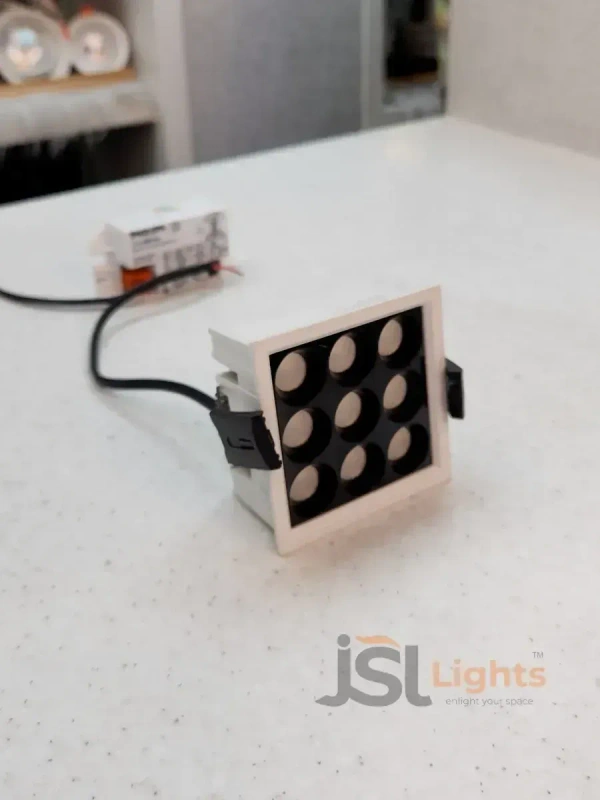 APRA AP020 18W White Linear Recessed COB Spotlight - 18W, 3000K