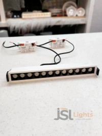 APRA AP020 24W White Linear Recessed COB Spotlight - 24W, 4000K