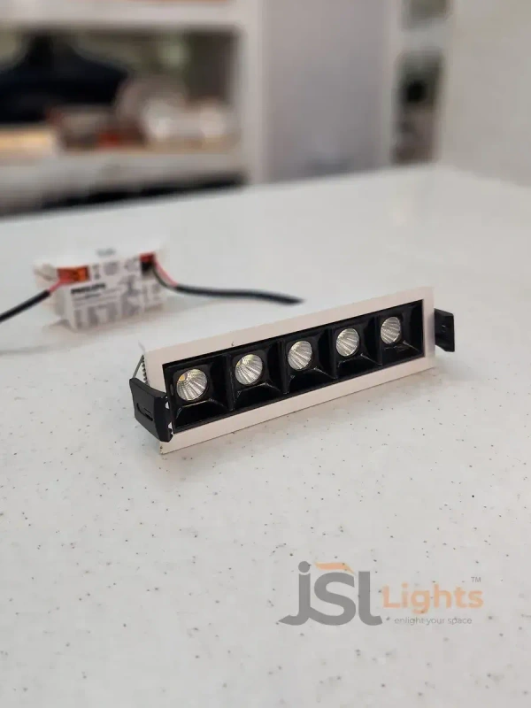 APRA AP 025 12W White Linear Recessed COB Spotlight - 12W, 4000K