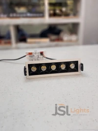 APRA AP 025 12W White Linear Recessed COB Spotlight - 12W, 4000K