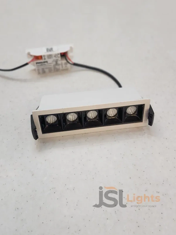 APRA AP 025 12W White Linear Recessed COB Spotlight - 12W, 4000K