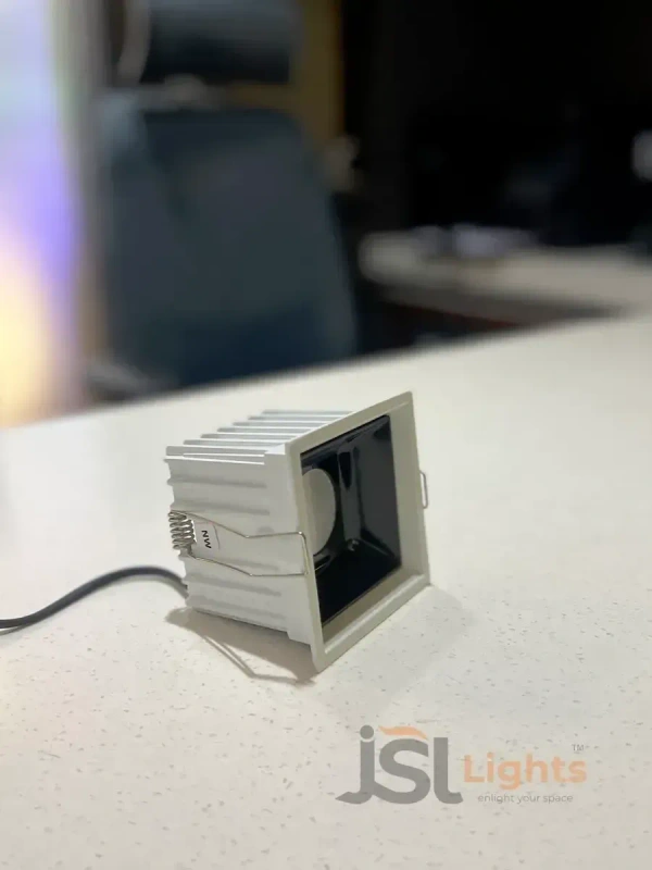 APRA AP 028 12W White PB Recessed Linear COB Downlight - 12W, 4000K, White PB