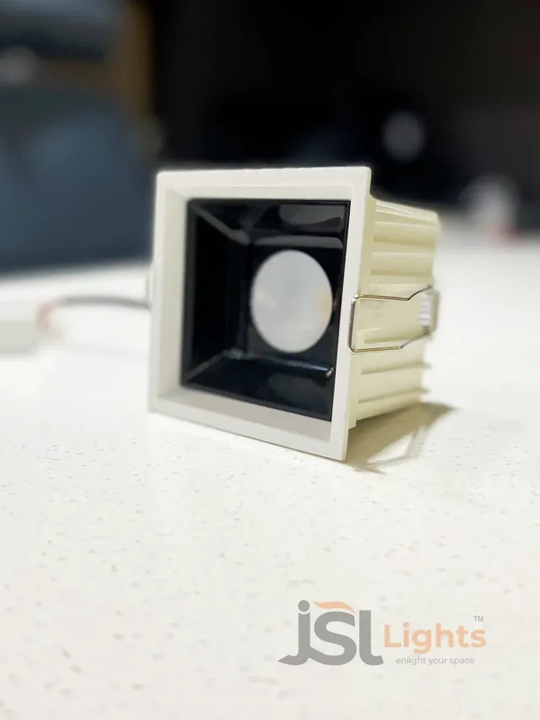 APRA AP 028 12W White PB Recessed Linear COB Downlight - 12W, 4000K, White PB