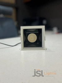 APRA AP 028 12W White PB Recessed Linear COB Downlight - 12W, 4000K, White PB