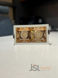 APRA AP 028 24W White RG Recessed Linear COB Downlight - 24W, 3000K, White RG