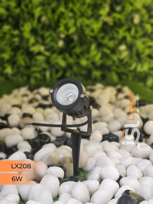 LX 208 5W LED Spike Garden Spot Light - 5W, GR