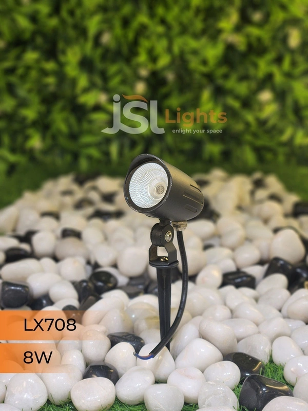 LX 708 8W LED Spike Garden Spot Light - 8W, GR