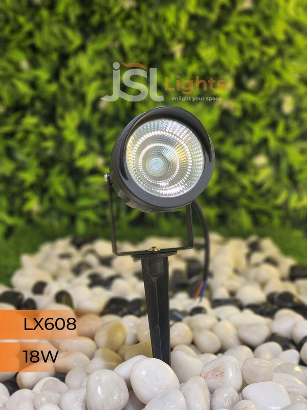 LX 608 18W LED Spike Garden Light - 18W, RGB