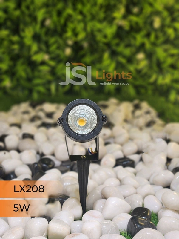 LX 208 5W LED Spike Garden Spot Light - 5W, WW