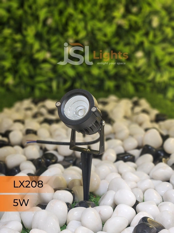 LX 208 5W LED Spike Garden Spot Light - 5W, BLUE