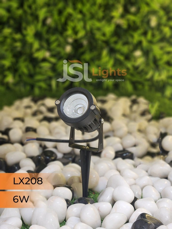 LX 208 6W LED Spike Garden Spot Light - 6W, RGB