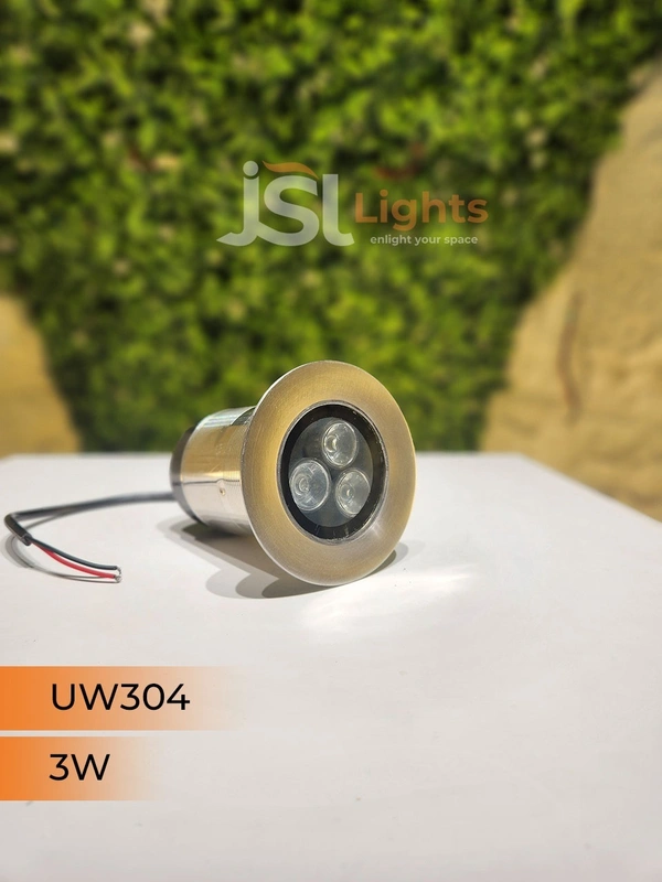 304 SS-IND 3W Ground Burial Concealed Led Light - 3W, WW