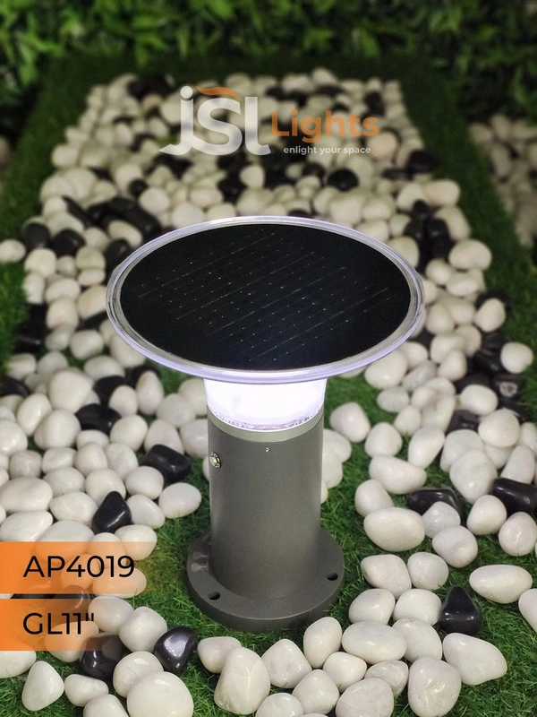 APRA APT4019 5W 11 Inches Solar Outdoor Gate Light - Gate Light