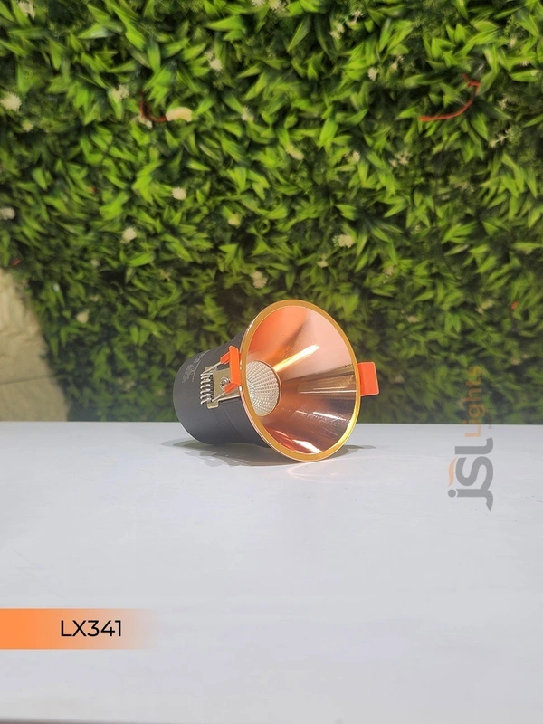 LX 341 12W Black RG Deep Recessed COB Downlight - 12W, 4000K