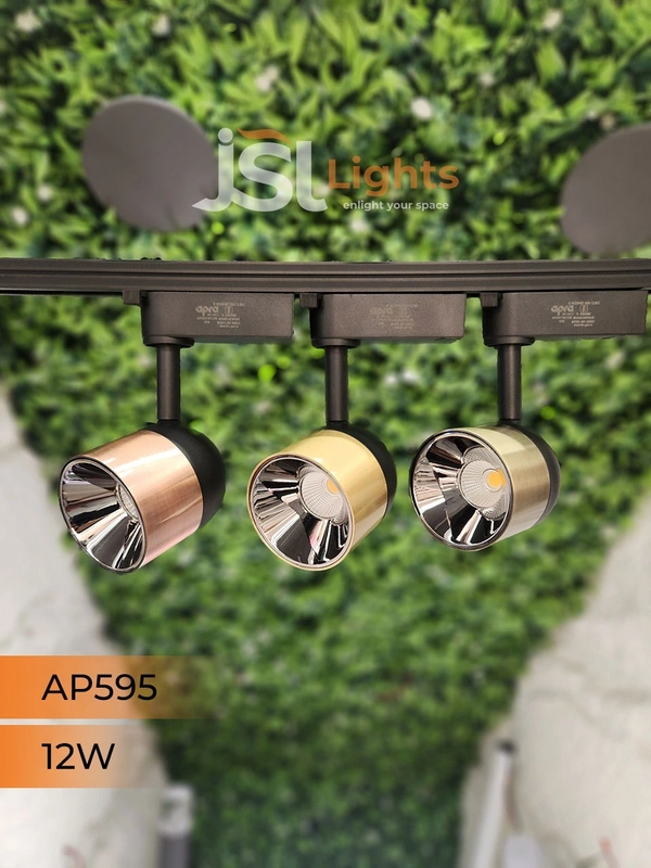 APRA AP595 12W LED Track 360° Focus Spotlight - 12W, 3000K, GD