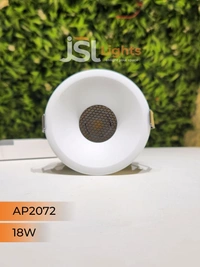 APRA AP 2072 18W White Deep Recessed COB Downlight - 12W, 4000K, White