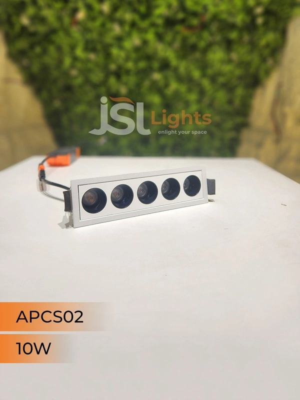 APRA AP CS02 10W  White Linea Recessed COB Spotlight - 10W, 3000K, White