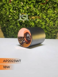 APRA AP 2023WT 18W Black RG Round Surface Cylindrical Light - 18W, 3000K, Black RG