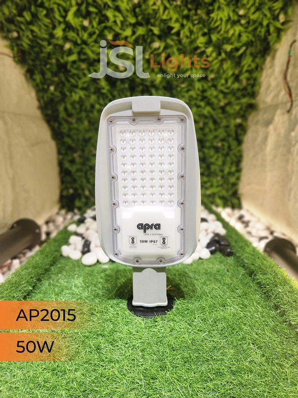APRA AP2015 50W Waterproof Outdoor LED Street Light - 50W, 3000K