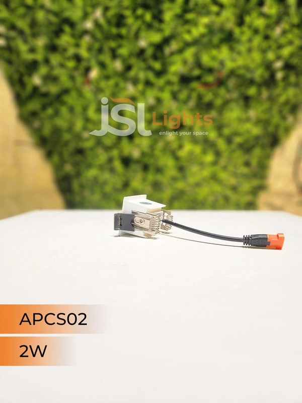 APRA AP CS02 2W  White Linea Recessed COB Spotlight - 2W, 3000K, White