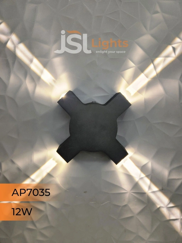 APRA  AP 7035 12W 4Way Wall Decorative Light UP Down Wall Light