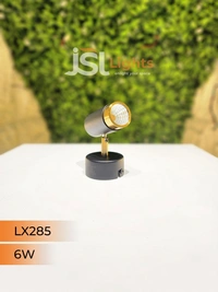 LX 285 6W Black GD Surface Wall Cob Focus Light - 6W