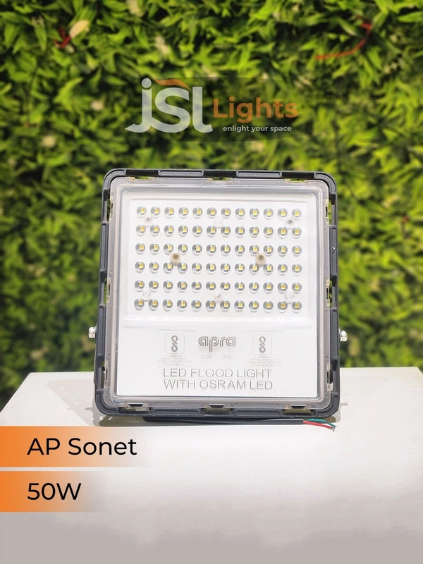 APRA AP SONET IND 50W Waterproof Outdoor LED Flood Light - 50W, 6000K