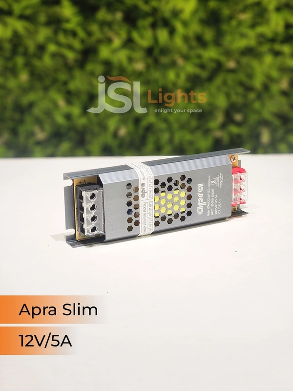APRA Slim 12V Led Strip Constant Current Driver - 60W/5AM