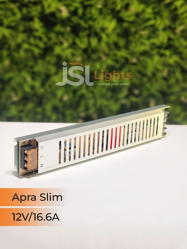 APRA Slim 12V Led Strip Constant Current Driver - 200W/16.5AM
