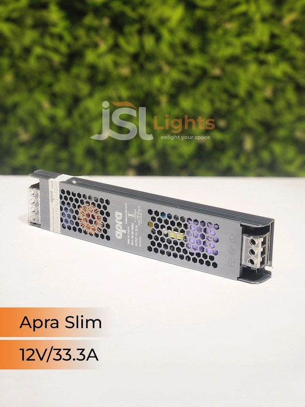 APRA Slim 12V Led Strip Constant Current Driver - 400W/33AM