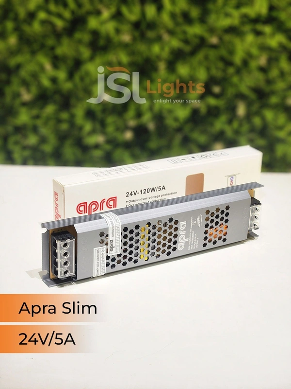 APRA Slim 24V Led Strip Constant Current Driver - 5Amp