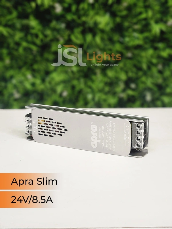 APRA Slim 24V Led Strip Constant Current Driver - 8.5Amp