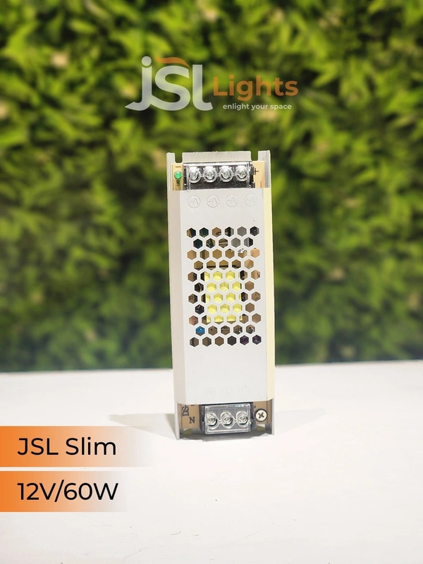 JSL Slim 12V Led Strip Constant Current Driver - 60W