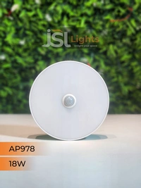 APRA 978 18W Sensor Round Surface Diffuser Panel Light - 18W, 4000K
