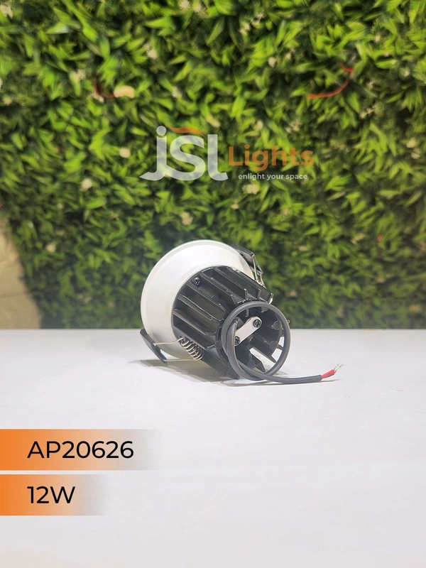 APRA AP 20626 12W White Deep Recessed COB Downlight PB Reflector - 12W, 3CCT, White
